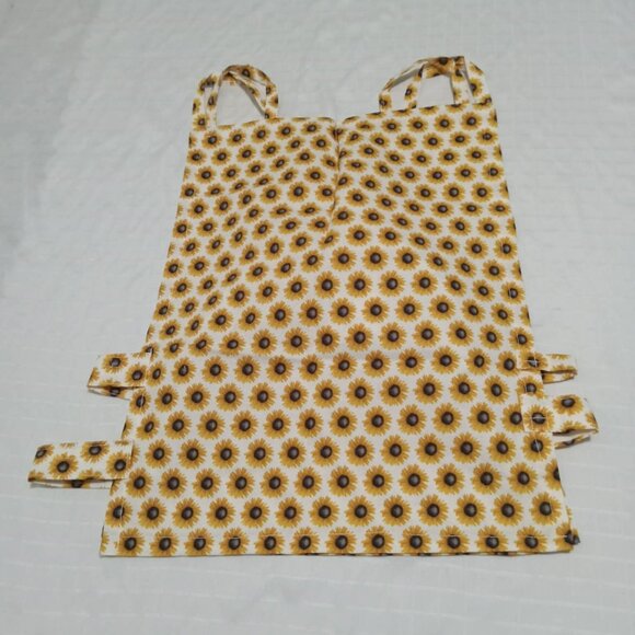 Chic asymmetrical handmade tank top and tournesol matching skirt - Picture 6 of 13